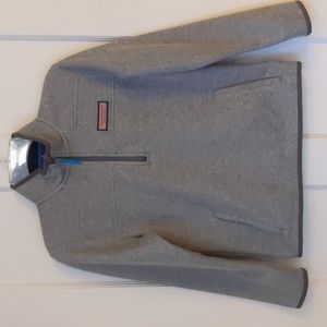 Boy's M (12/14) Vineyard Vines Heather Sweater 1/4 Zip Fleece